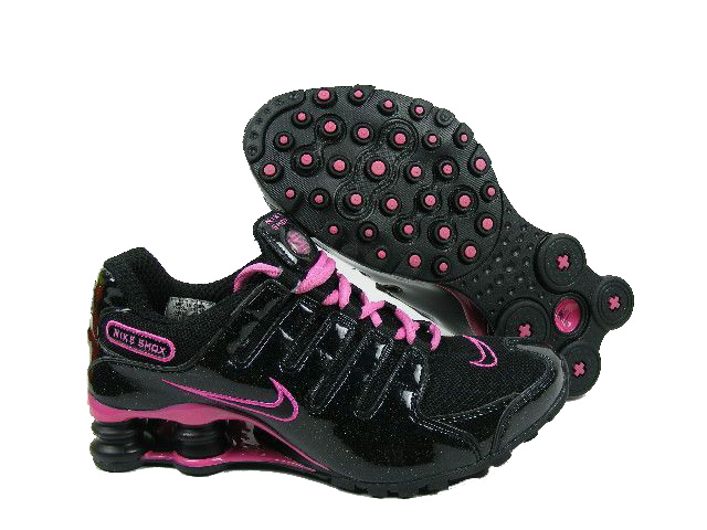 Womens Nike Shox Nz Mesh Up Shoes Black Pink